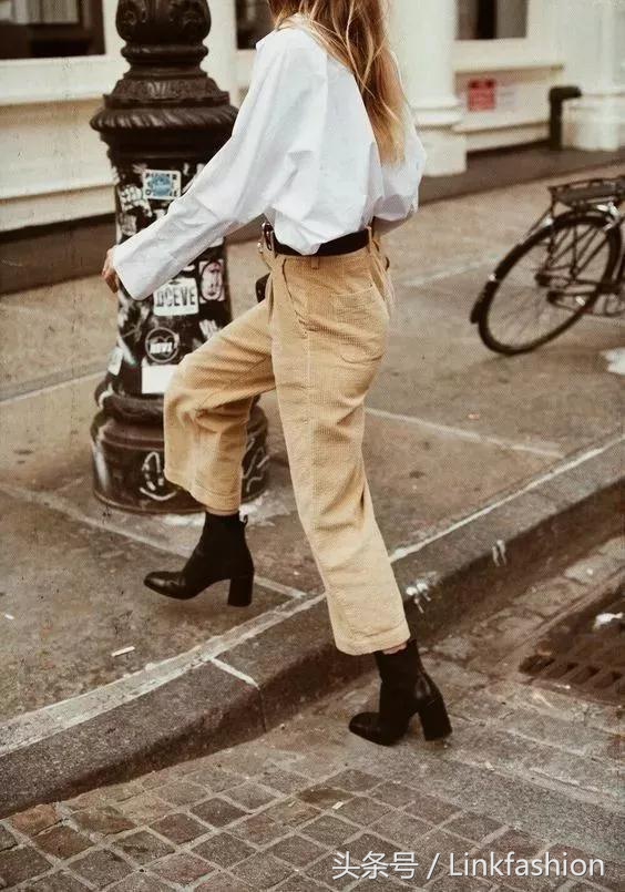 粗跟鞋怎么搭配显白显瘦,显高显瘦显腿长粗跟马丁靴