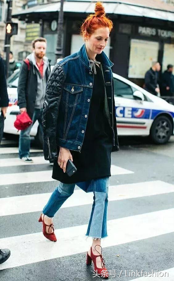 粗跟鞋怎么搭配显白显瘦,显高显瘦显腿长粗跟马丁靴