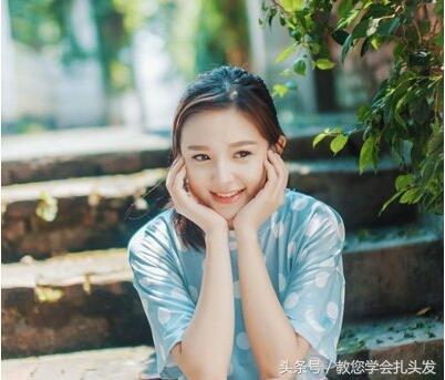 齐刘海发型怎么扎丸子头,扎丸子头适合的刘海发型