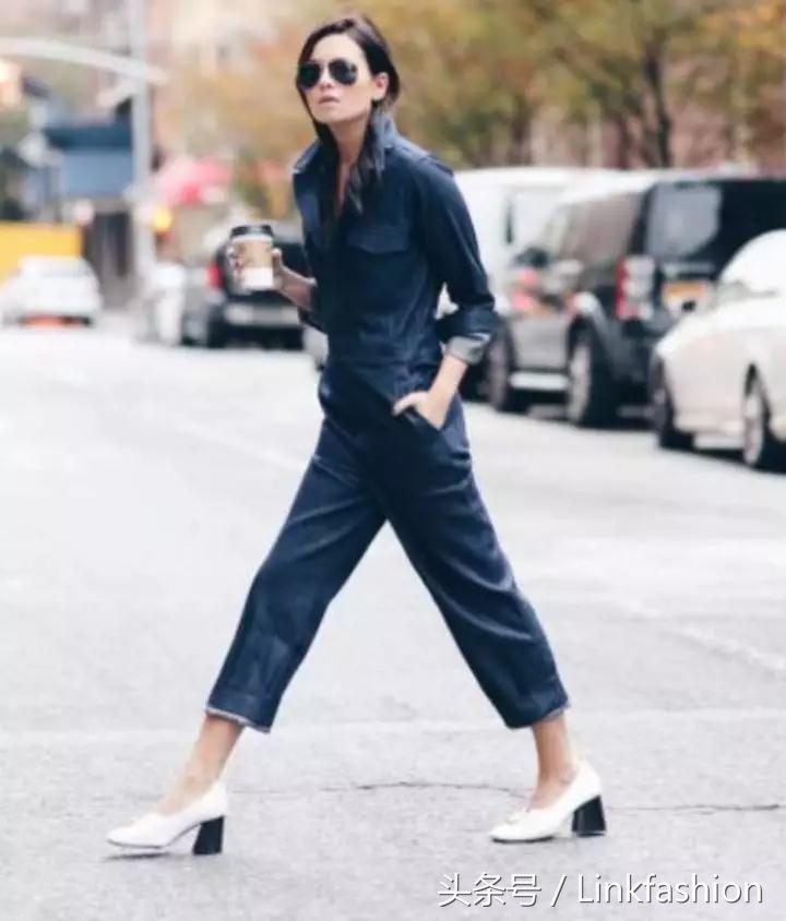 粗跟鞋怎么搭配显白显瘦,显高显瘦显腿长粗跟马丁靴