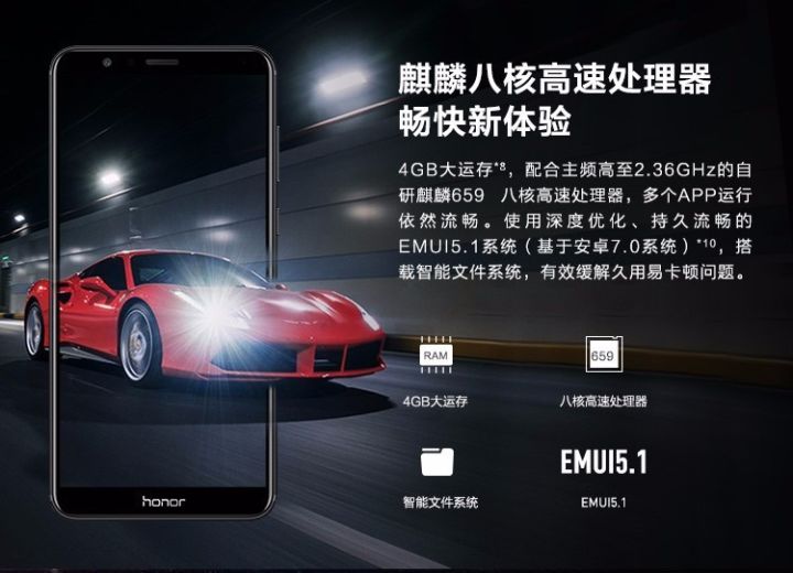 光荣畅玩7x市场最低价格,光荣7X全面屏手机价格