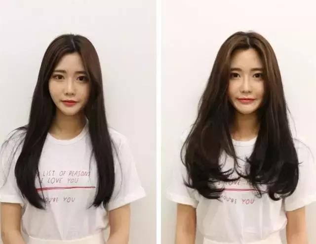 显脸小有层次感的中长发,中长发什么造型显小