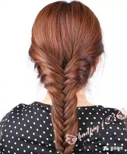 鱼骨辫编发步骤简单图片,8岁小孩编发简单易学30款鱼骨辫