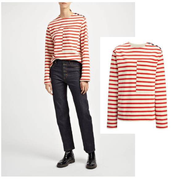 条纹毛衫怎么织好看,条纹大毛衣怎么搭配