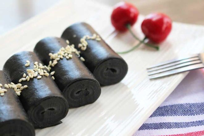 芝麻粉卷家常做法,芝麻卷米粉的做法