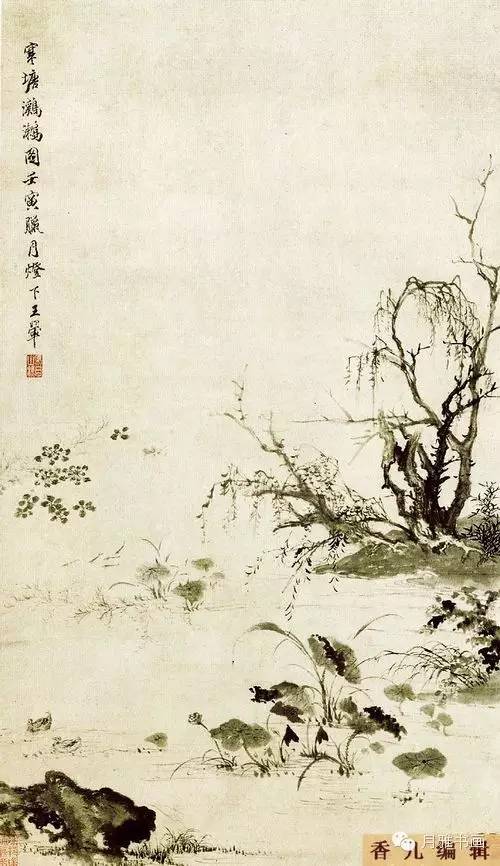 清代龚贤山水画高清大图,清代山水画名家作品欣赏
