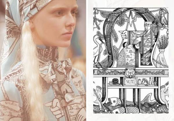 gucci全部插画,gucci法国插画