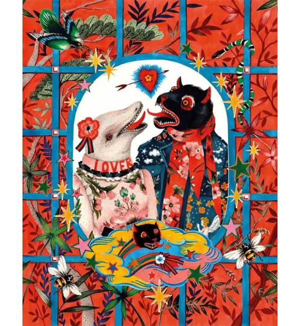 gucci全部插画,gucci法国插画