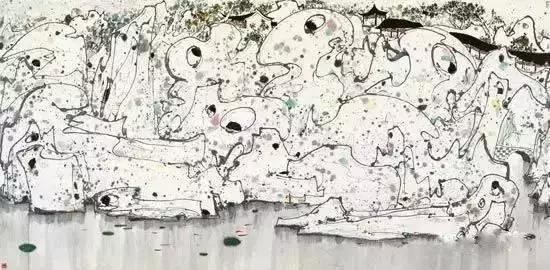 拍卖上亿的长幅国画作品,画家刘元生国画香港拍卖作品