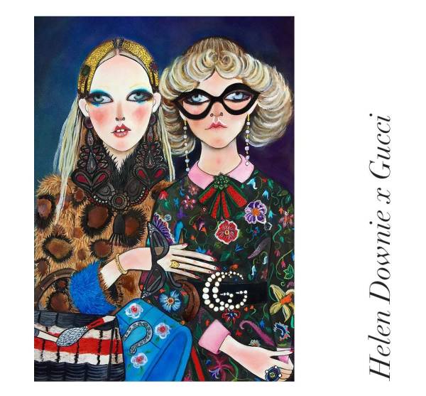 gucci全部插画,gucci法国插画