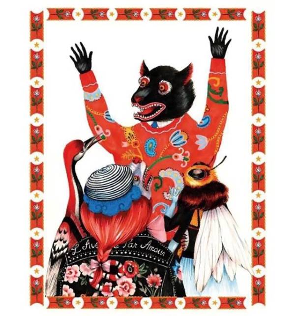 gucci全部插画,gucci法国插画