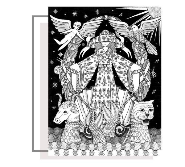 gucci全部插画,gucci法国插画