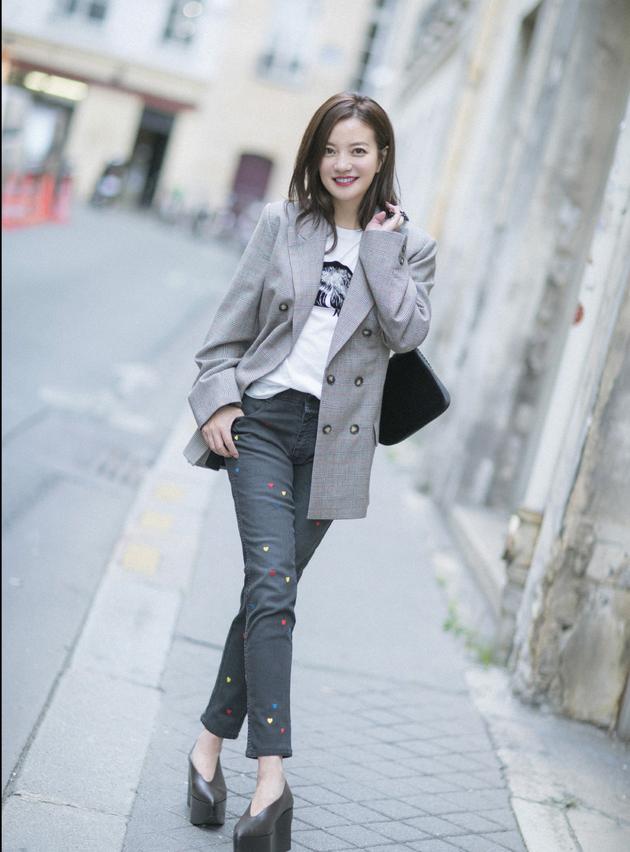 刘雯杨幂迪丽热巴气场,杨幂刘雯西装