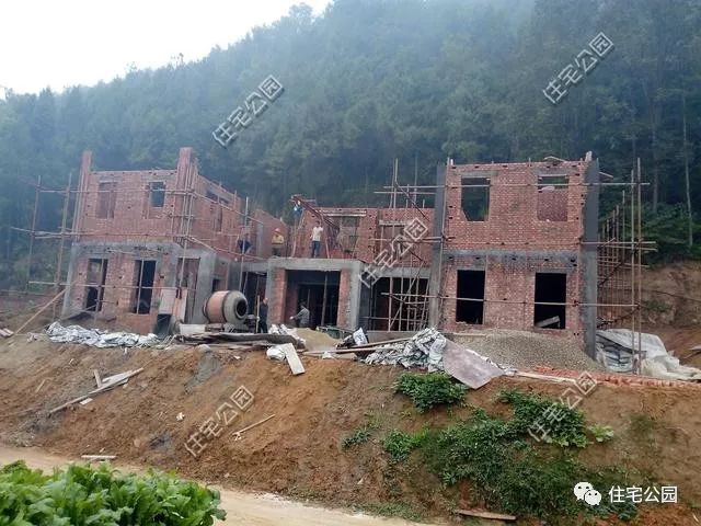 中国真实农村现代别墅,成都农村中式别墅建造