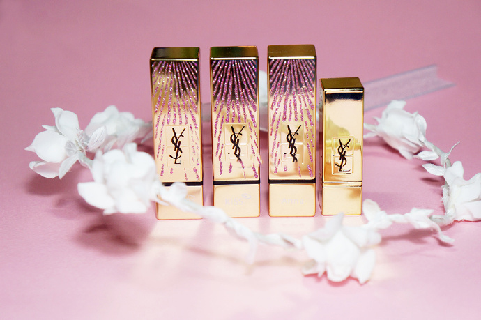 ysl圣罗兰全新银管口红荔枝冻饮,ysl金管口红壳子