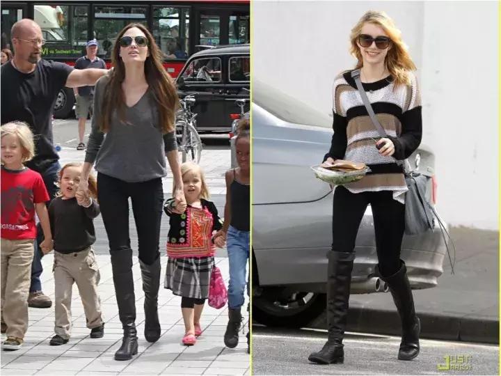 过膝靴冬季穿搭推荐,小众秋冬高筒过膝靴