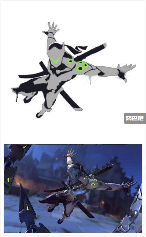 守望先锋设计手稿,守望先锋英雄设计