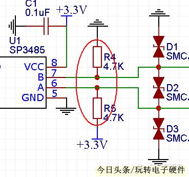rs485电路设计需要的细节,485接口详细电路设计