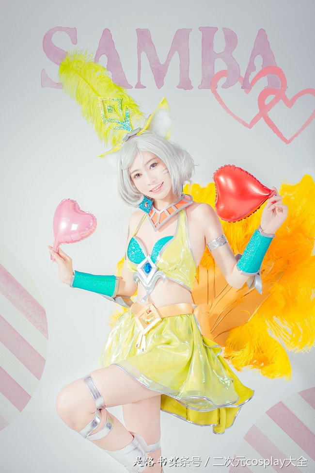 美女小姐姐cos妲己热情桑巴,王者光荣夏日游戏节妲己cos