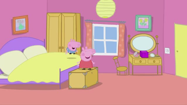 宝宝玩具屋之小猪佩奇第一季动漫,陪孩子看动画之小猪佩奇放风筝