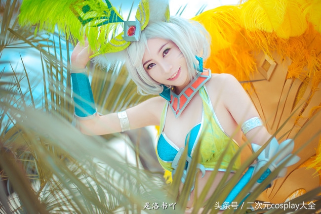 美女小姐姐cos妲己热情桑巴,王者光荣夏日游戏节妲己cos