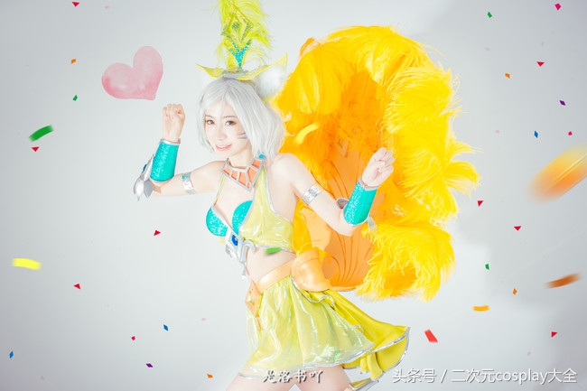 美女小姐姐cos妲己热情桑巴,王者光荣夏日游戏节妲己cos