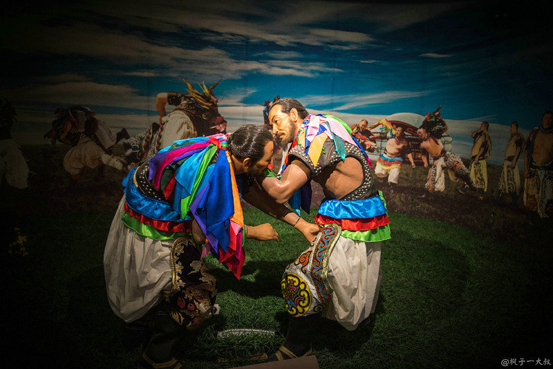 草原金秋美景图片,蓝天白云大草原的美图