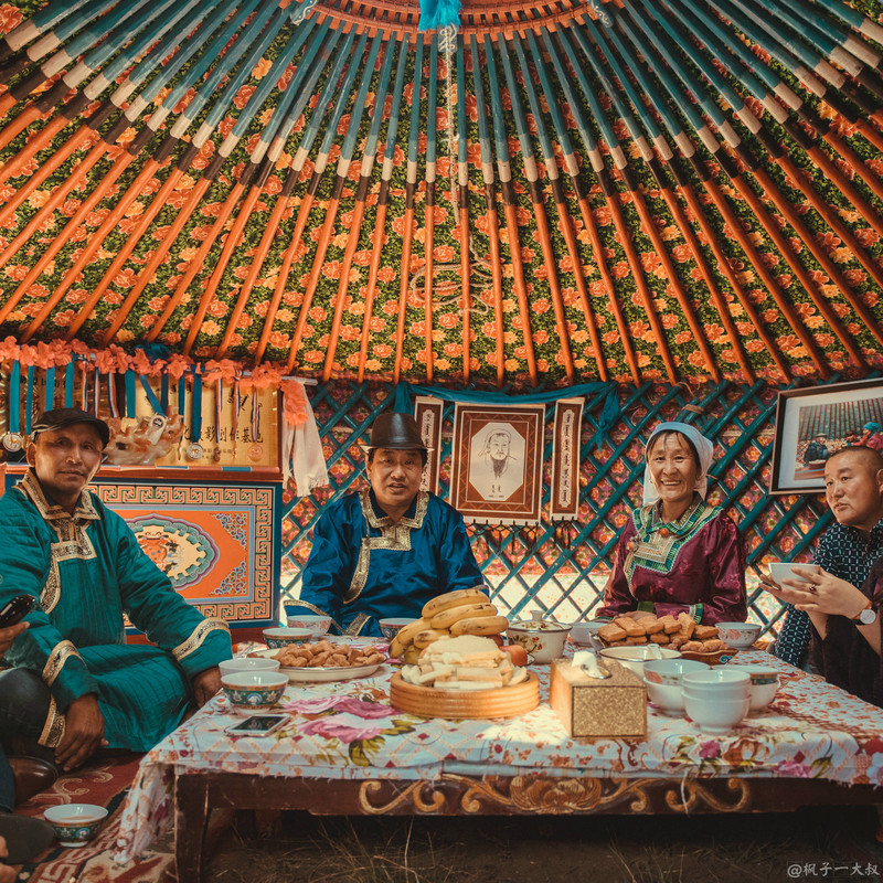 草原金秋美景图片,蓝天白云大草原的美图