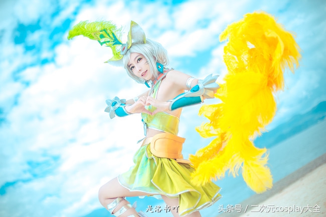 美女小姐姐cos妲己热情桑巴,王者光荣夏日游戏节妲己cos