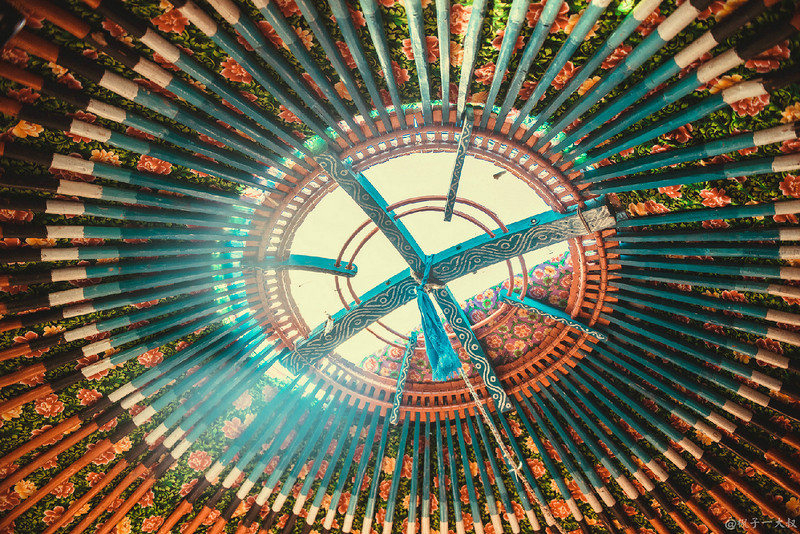 草原金秋美景图片,蓝天白云大草原的美图