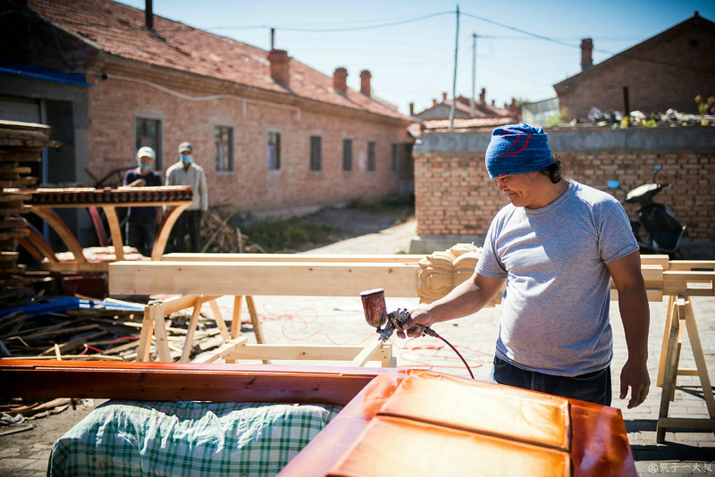 草原金秋美景图片,蓝天白云大草原的美图
