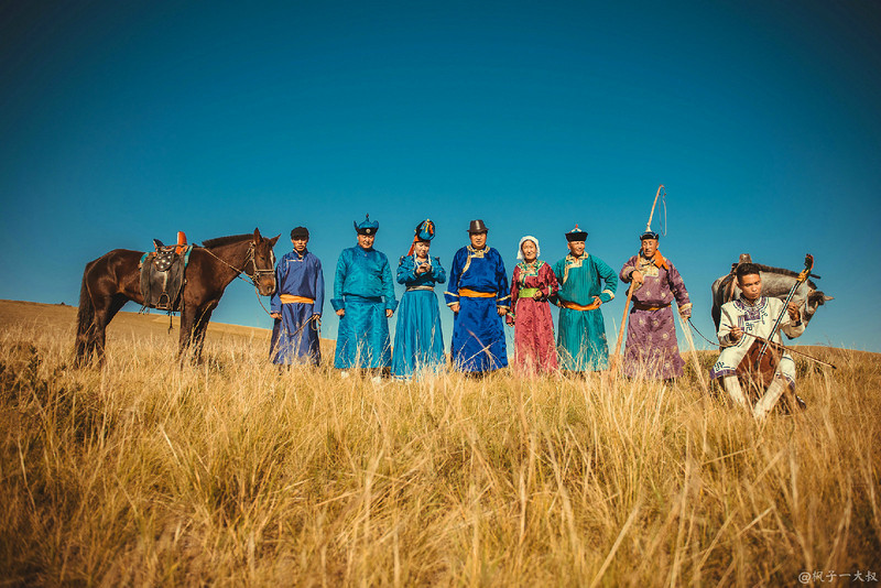 草原金秋美景图片,蓝天白云大草原的美图