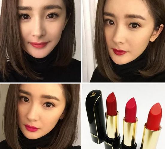 女明星最红口红,杨幂口红上百款