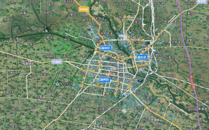 阜阳地图最新版,阜阳地图最新版高清版