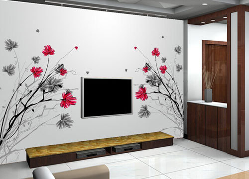 客厅背景墙3d立体墙贴,3d客厅背景墙效果图