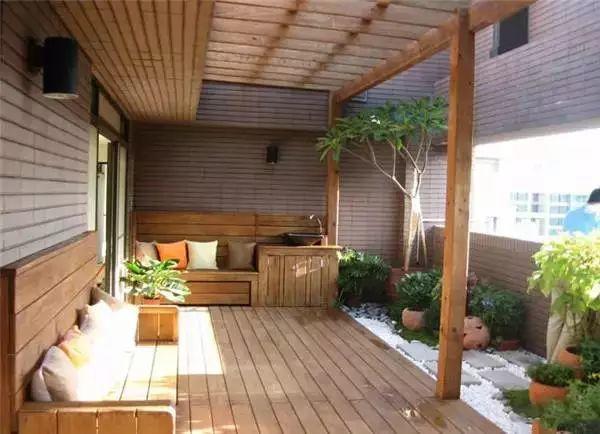 如何把小户型阳台改导致小花园,如何把露天阳台设计成花园