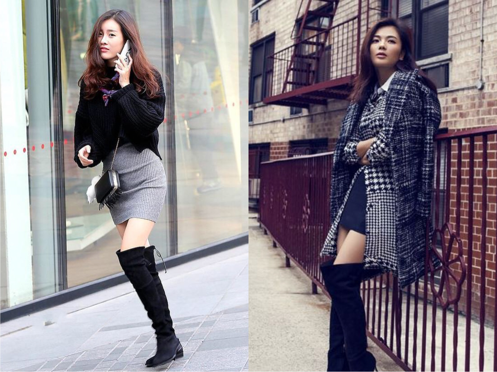 穿上高筒靴，你妈不再逼你穿秋裤了