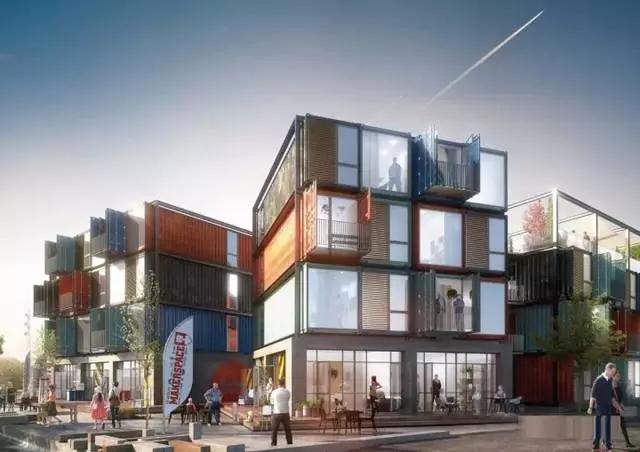 居德易-丹麦牛人改造集装箱，“堆积木”竟堆成公寓小区