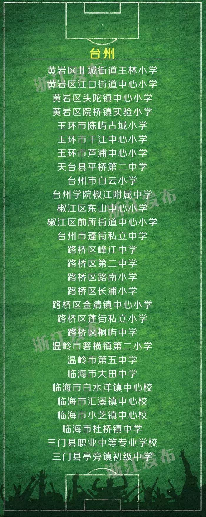 2023-2024全国青少年校园足球,浙江省校园足球2019