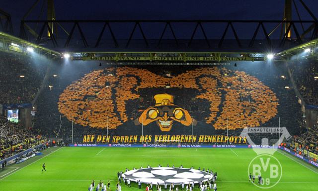 多特蒙德球迷看德国人的策划能力,德国德比多特蒙德