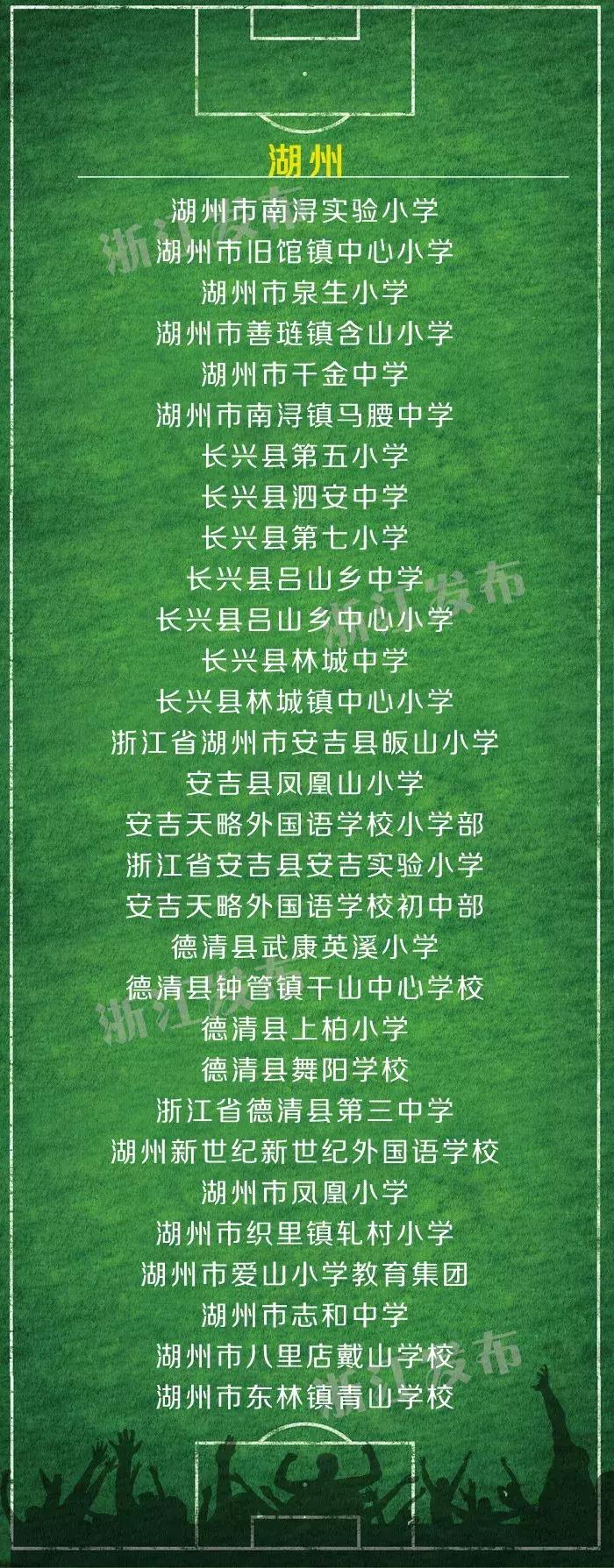 2023-2024全国青少年校园足球,浙江省校园足球2019