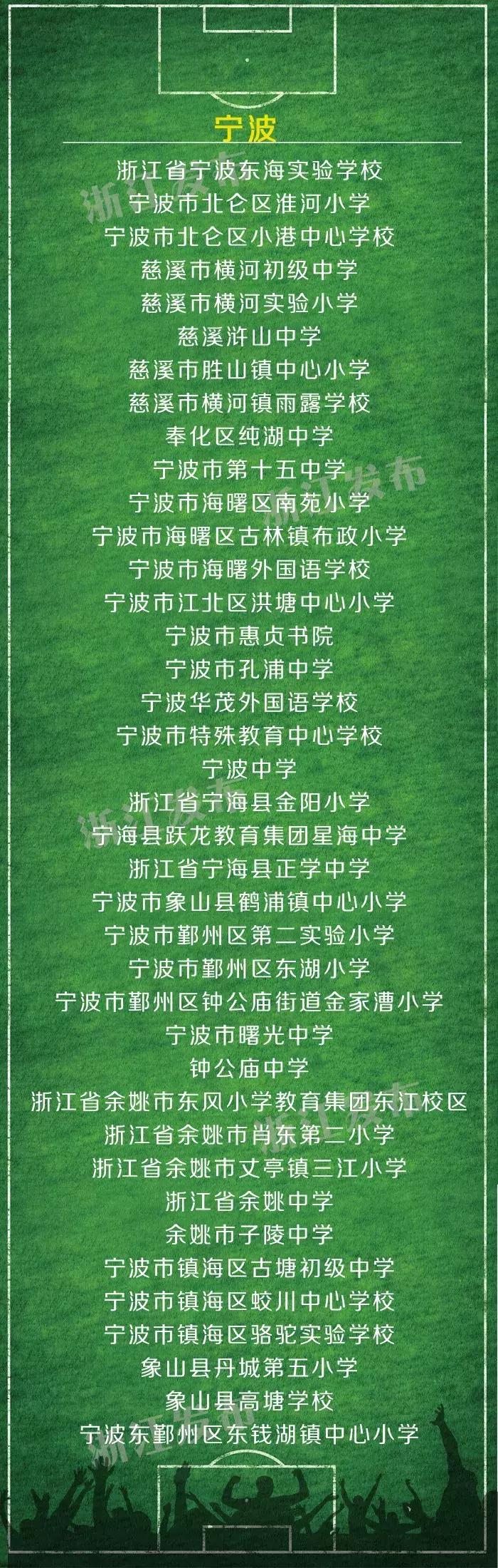 2023-2024全国青少年校园足球,浙江省校园足球2019