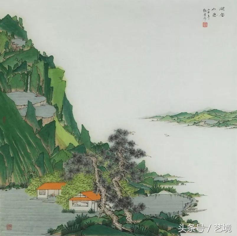 诗性翰墨——刘艳会新青绿山水作品品鉴