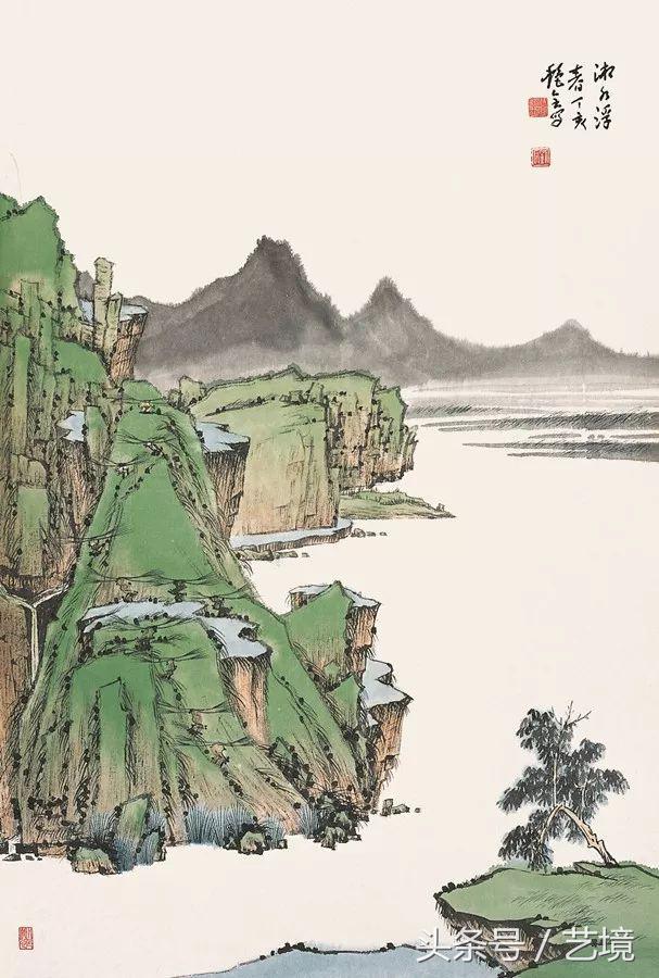 诗性翰墨——刘艳会新青绿山水作品品鉴