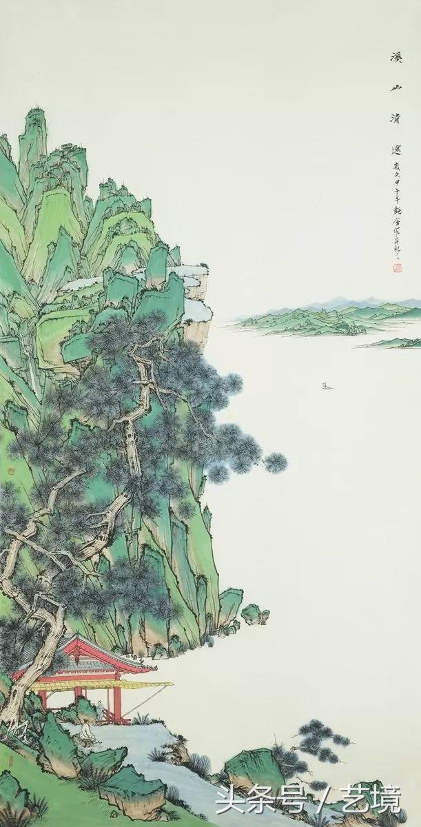 诗性翰墨——刘艳会新青绿山水作品品鉴