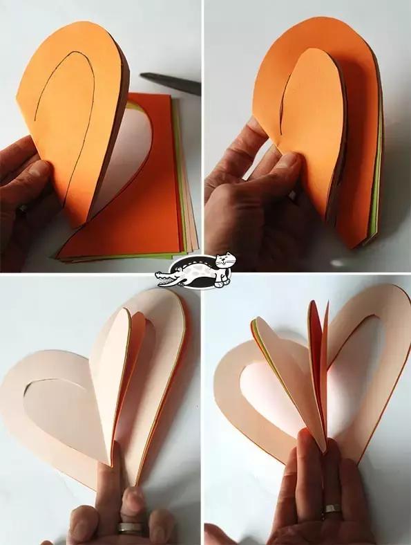 卡纸贺卡幼儿园手工,卡纸贺卡简单幼儿园