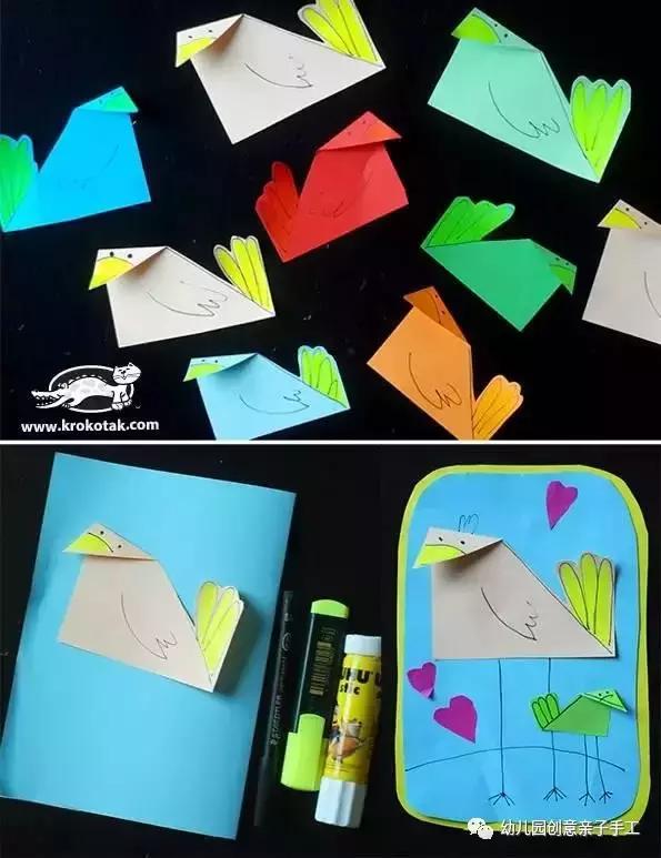 卡纸贺卡幼儿园手工,卡纸贺卡简单幼儿园