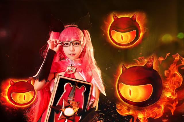 妲己cos王者光荣小姐姐,王者光荣漂亮的女角色cos