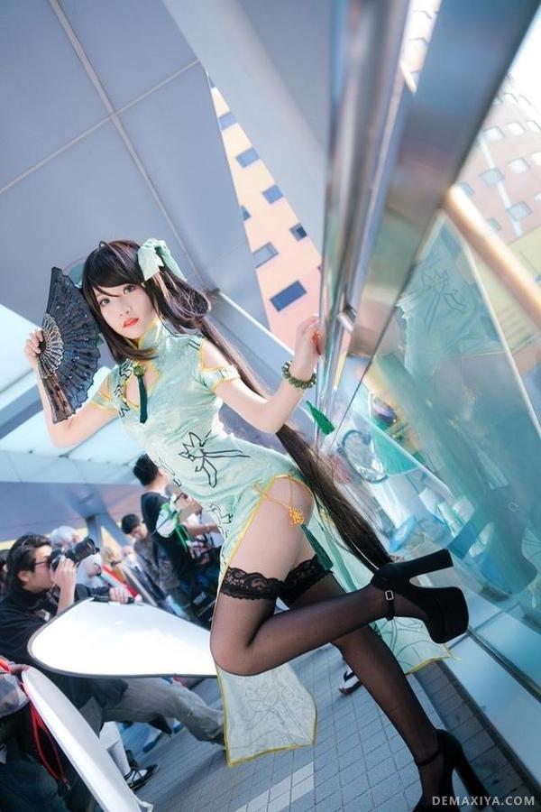 妲己cos王者光荣小姐姐,王者光荣漂亮的女角色cos