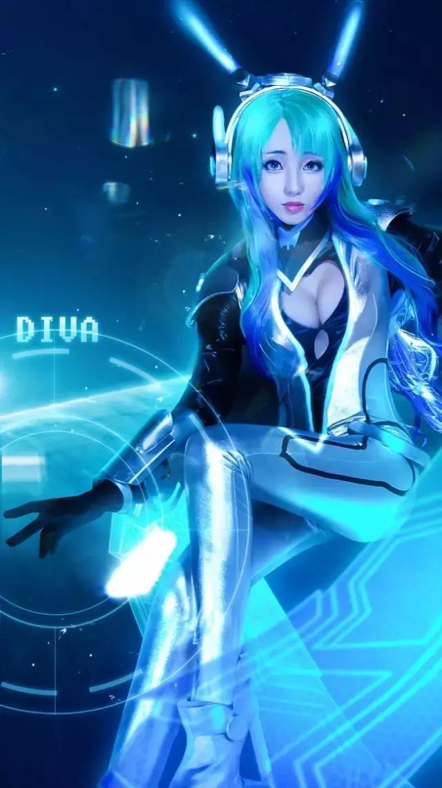 妲己cos王者光荣小姐姐,王者光荣漂亮的女角色cos